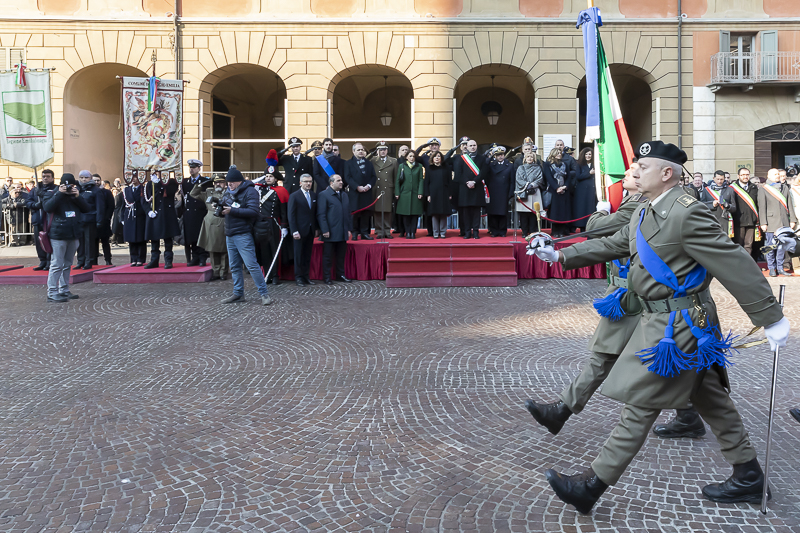Un momento della cerimonia.