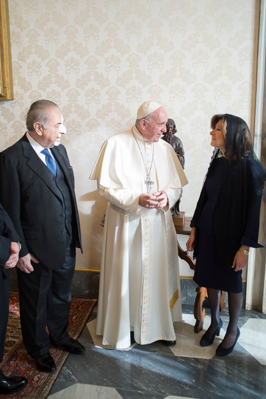 Il Presidente del Senato, Maria Elisabetta Alberti Casellati, incontra Sua Santità Papa Francesco.