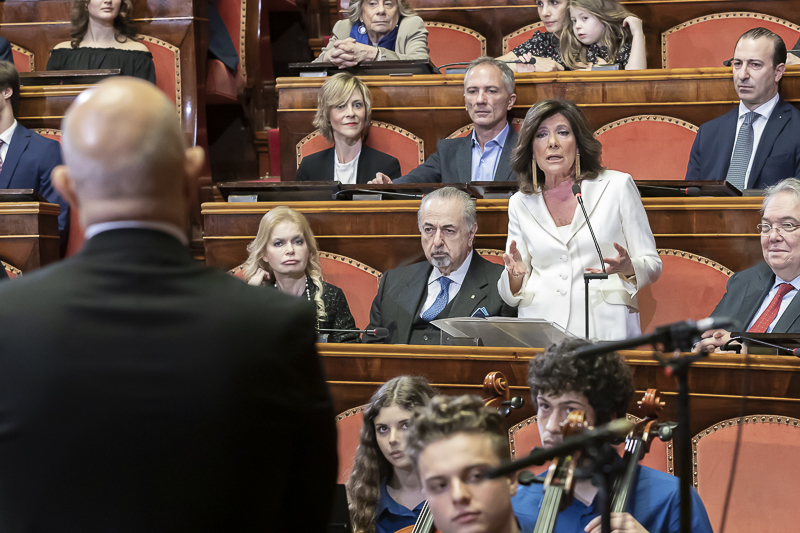 Indirizzo di saluto del Presidente del Senato, Maria Elisabetta Alberti Casellati.