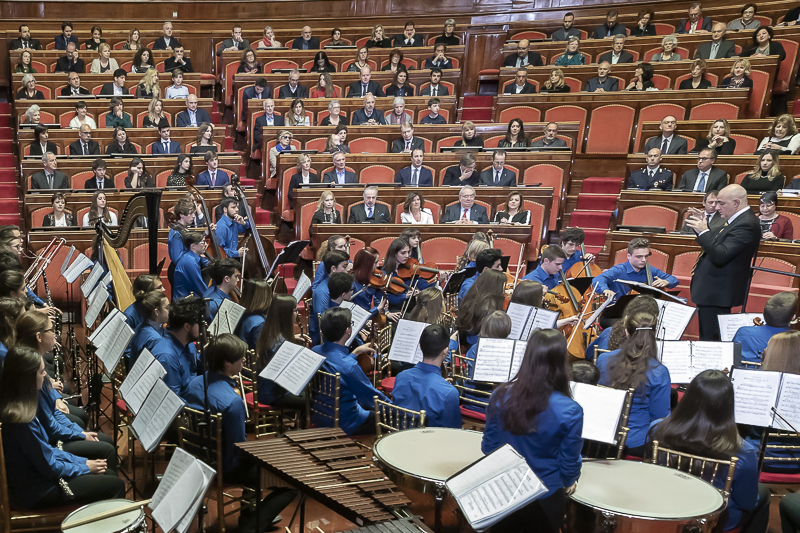 Un momento del concerto. Un momento del concerto.