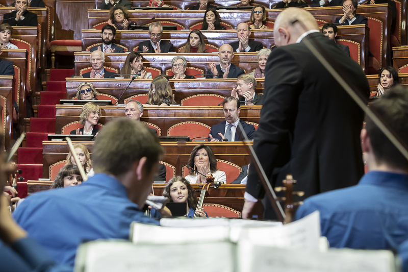 Un momento del concerto. Un momento del concerto.