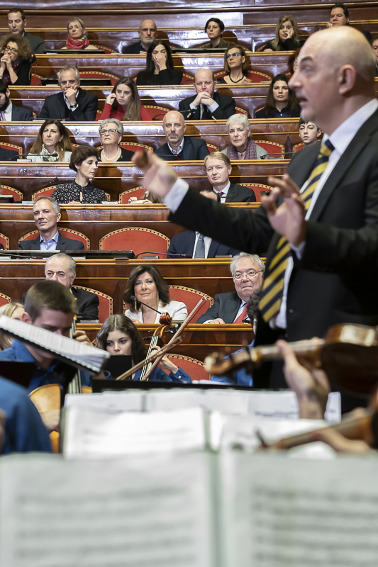 Un momento del concerto. Un momento del concerto.