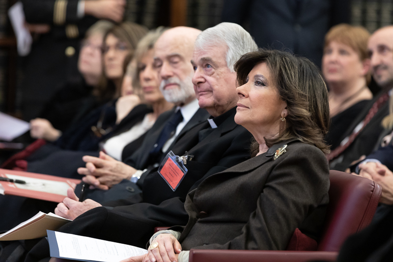 Il Presidente del Senato, Maria Elisabetta Alberti Casellati, durante la presentazione della Fondazione Cardinale Francesco Maria del Monte. Il Presidente del Senato, Maria Elisabetta Alberti Casellati, durante la presentazione della Fondazione Cardinale Francesco Maria del Monte.