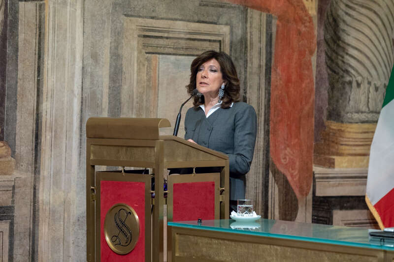 Intervento del Presidente del Senato, Maria Elisabetta Alberti Casellati.