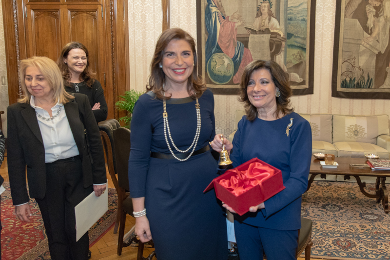 Il Presidente del Senato della Repubblica, Maria Elisabetta Alberti Casellati, incontra il Presidente della Commissione pari opportunità della Provincia di Verona, Silvia Zenati