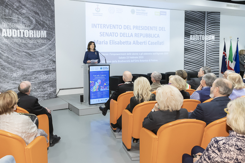 Intervento del Presidente del Senato, Maria Elisabetta Alberti Casellati. Intervento del Presidente del Senato, Maria Elisabetta Alberti Casellati.