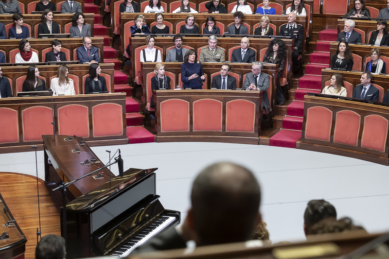 Intervento del Presidente del Senato, Maria Elisabetta Alberti Casellati. Intervento del Presidente del Senato, Maria Elisabetta Alberti Casellati.