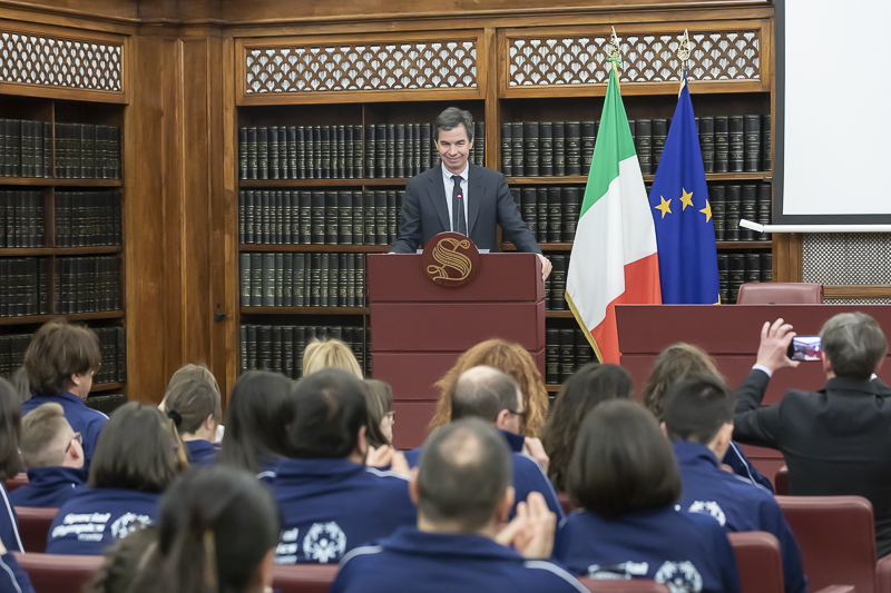 Intervento di Angelo Moratti, Presidente di Special Olympics Italia.