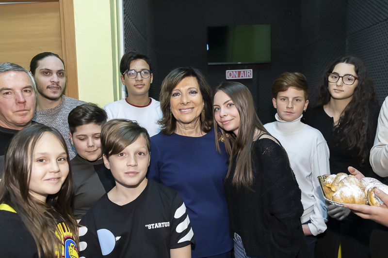 Melito di Napoli. Un momento della visita del Presidente del Senato, Maria Elisabetta Alberti Casellati, alla sede dell'Associazione Melito di Napoli. Un momento della visita del Presidente del Senato, Maria Elisabetta Alberti Casellati, alla sede dell'Associazione