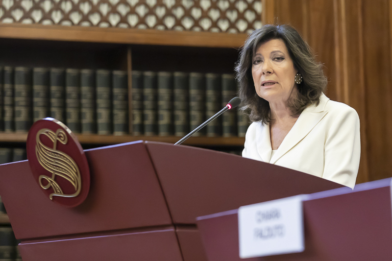 Indirizzo di saluto del Presidente del Senato, Maria Elisabetta Alberti Casellati.