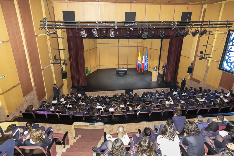 Bogotà. L'Auditorium del Collegio italiano Bogotà. L'Auditorium del Collegio italiano
