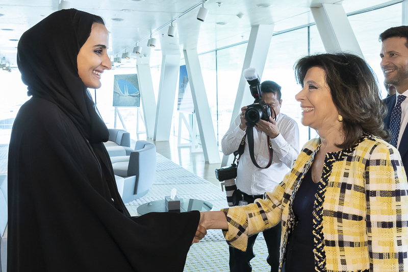 Il Presidente del Senato, Maria Elisabetta Alberti Casellati, incontra la Sceicca Moza bint Nasser, Presidente della Qatar Foundation. Il Presidente del Senato, Maria Elisabetta Alberti Casellati, incontra la Sceicca Moza bint Nasser, Presidente della Qatar Foundation.