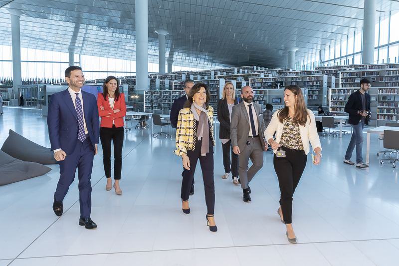 Il Presidente del Senato, Maria Elisabetta Alberti Casellati, visita la Qatar National Library. Il Presidente del Senato, Maria Elisabetta Alberti Casellati, visita la Qatar National Library.