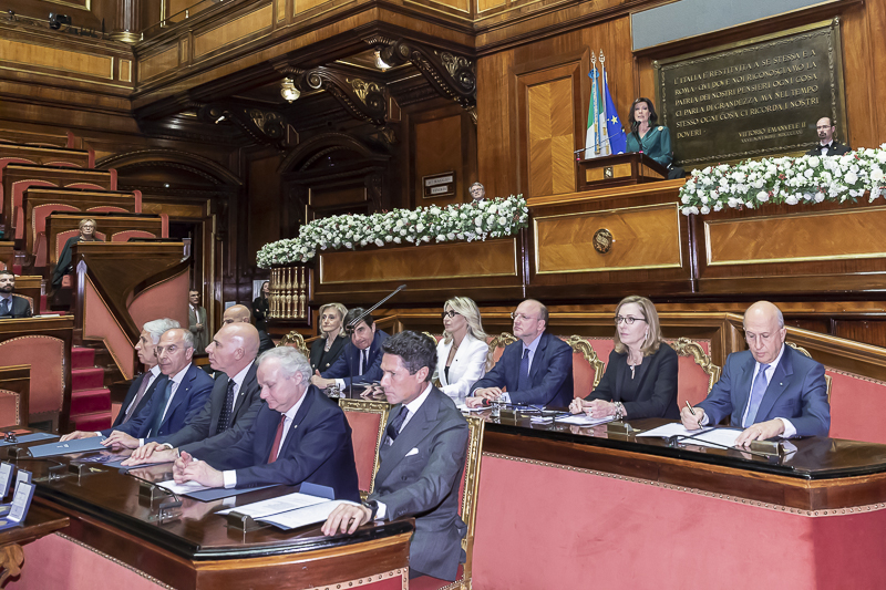 Indirizzo di saluto del Presidente del Senato, Maria Elisabetta Alberti Casellati. Indirizzo di saluto del Presidente del Senato, Maria Elisabetta Alberti Casellati.