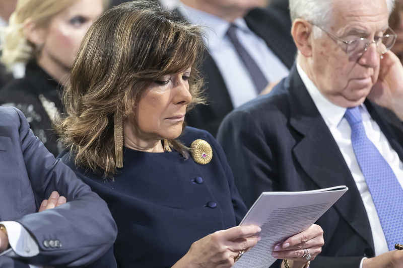 Un momento della cerimonia.