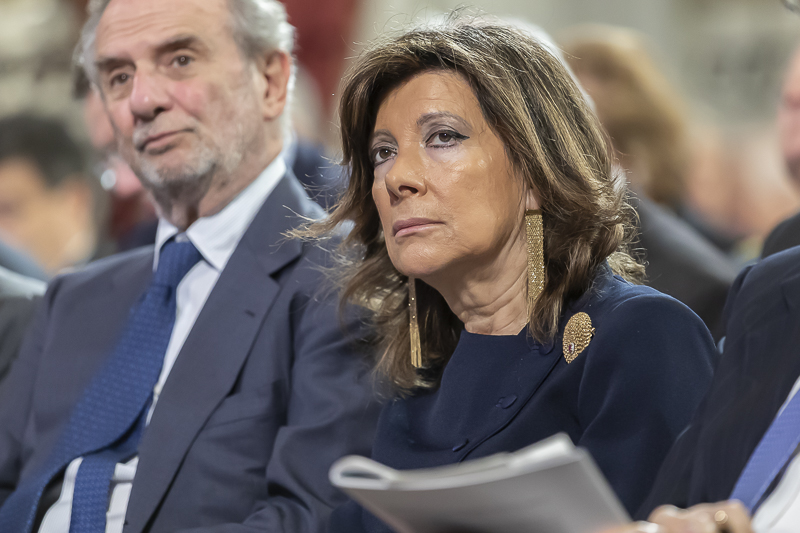 Un momento della cerimonia.