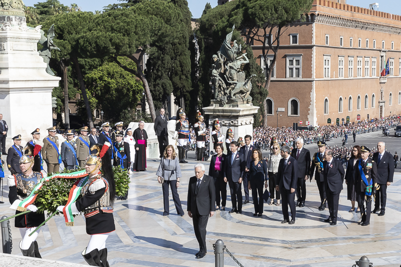 Un momento della cerimonia.