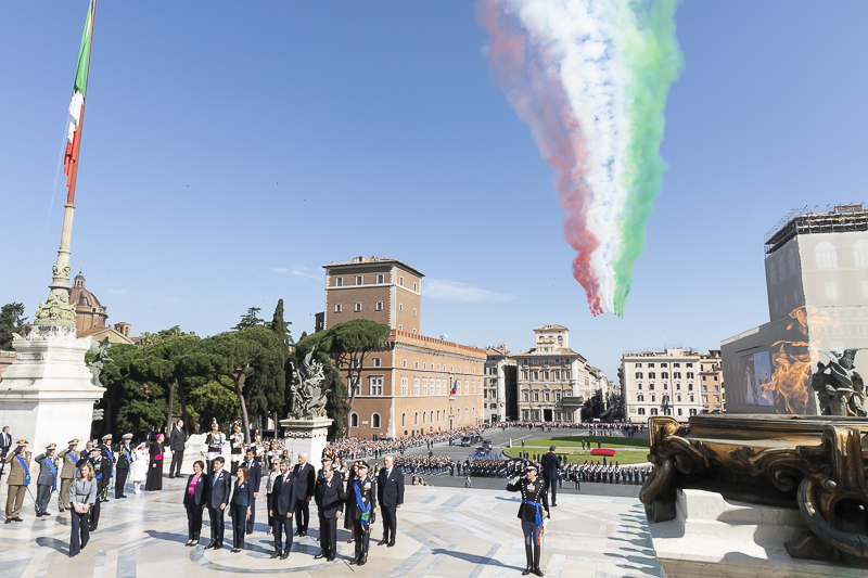 Un momento della cerimonia.