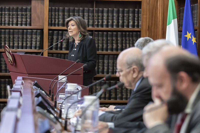 Indirizzo di saluto del Presidente del Senato, Maria Elisabetta Alberti Casellati. Indirizzo di saluto del Presidente del Senato, Maria Elisabetta Alberti Casellati.