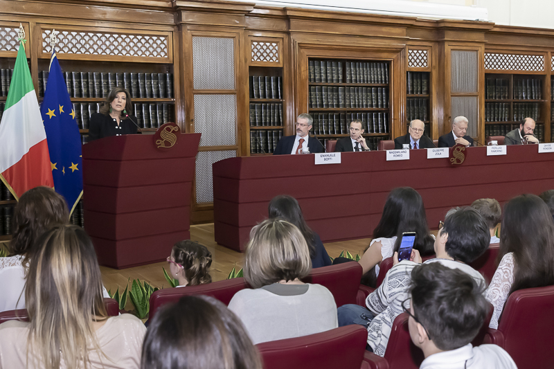 Indirizzo di saluto del Presidente del Senato, Maria Elisabetta Alberti Casellati. Indirizzo di saluto del Presidente del Senato, Maria Elisabetta Alberti Casellati.