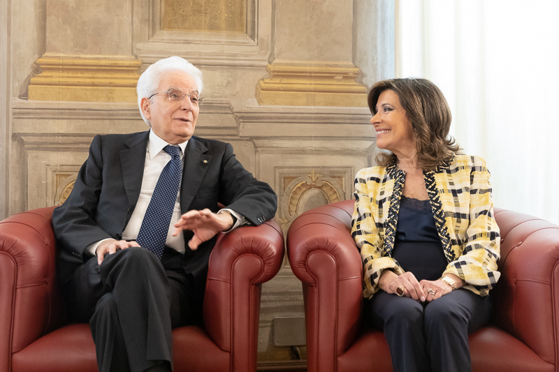 Il Presidente del Senato della Repubblica, Maria Elisabetta Alberti Casellati, incontra il Presidente della Repubblica, Sergio Mattarella. Il Presidente del Senato della Repubblica, Maria Elisabetta Alberti Casellati, incontra il Presidente della Repubblica, Sergio Mattarella.