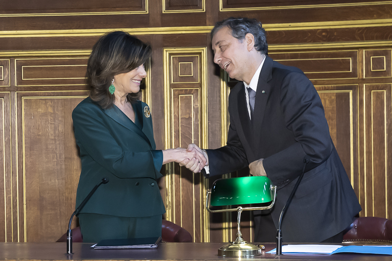 Termine dell'intervento del Presidente del Senato, Maria Elisabetta Alberti Casellati. Termine dell'intervento del Presidente del Senato, Maria Elisabetta Alberti Casellati.