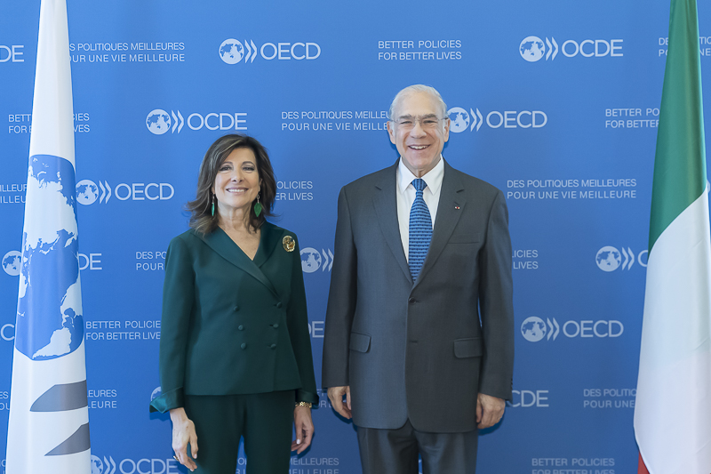 Il Presidente del Senato, Maria Elisabetta Alberti Casellati, incontra il Segretario Generale dell'OCSE, Ángel Gurría. Il Presidente del Senato, Maria Elisabetta Alberti Casellati, incontra il Segretario Generale dell'OCSE, Ángel Gurría.