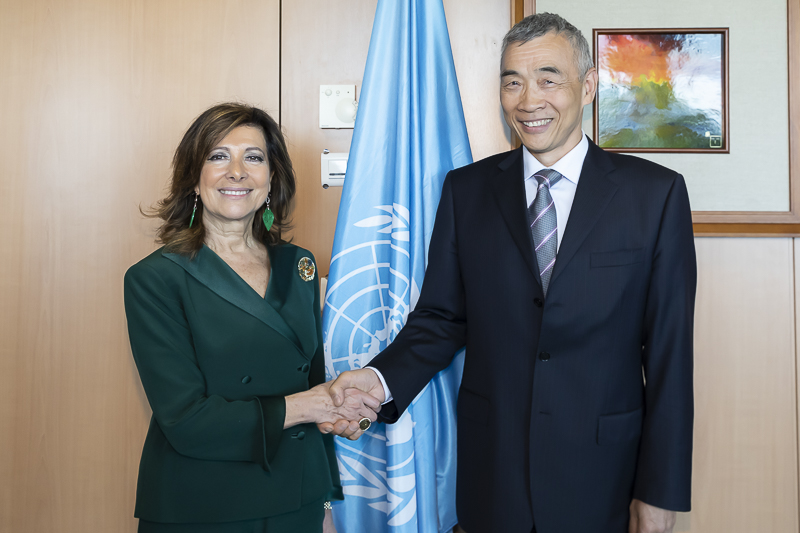 Il Presidente del Senato, Maria Elisabetta Alberti Casellati, incontra il Vice Direttore Generale Unesco, Xing Qu. Il Presidente del Senato, Maria Elisabetta Alberti Casellati, incontra il Vice Direttore Generale Unesco, Xing Qu.