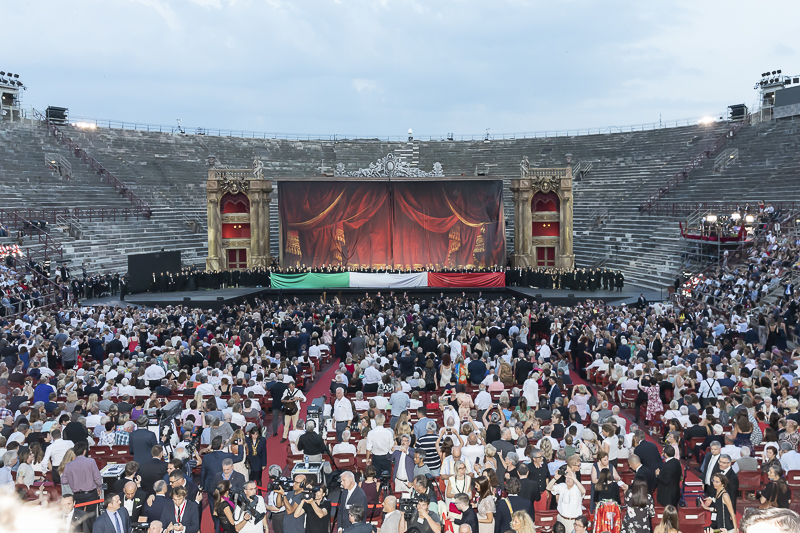 Un momento della serata.