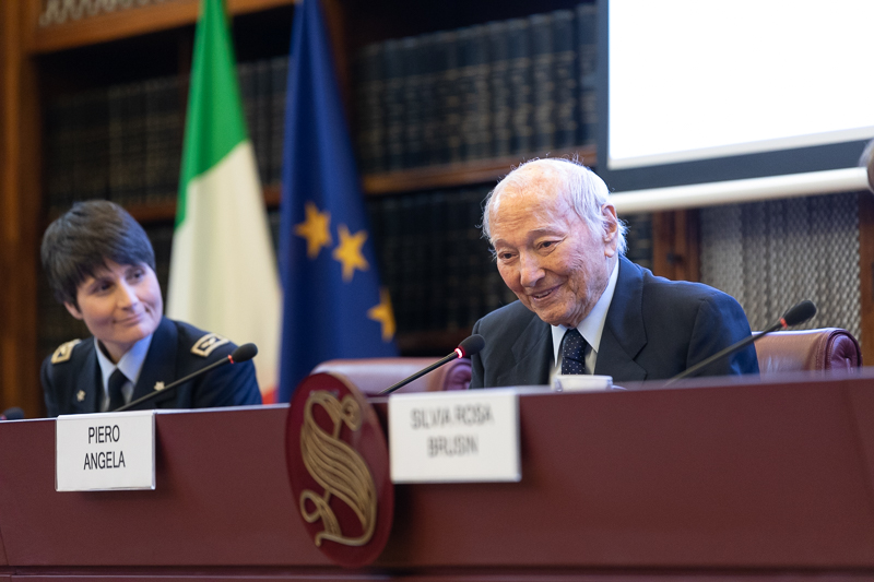 Intervento del giornalista Piero Angela.