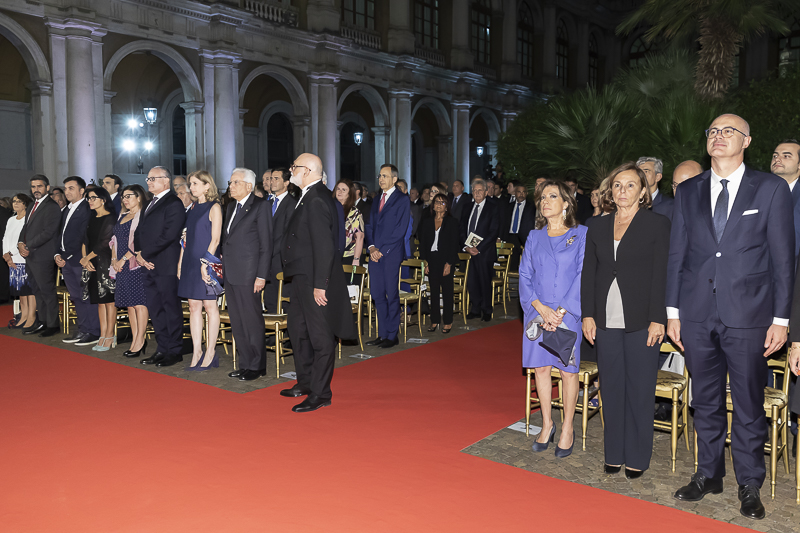 Un momento della cerimonia.