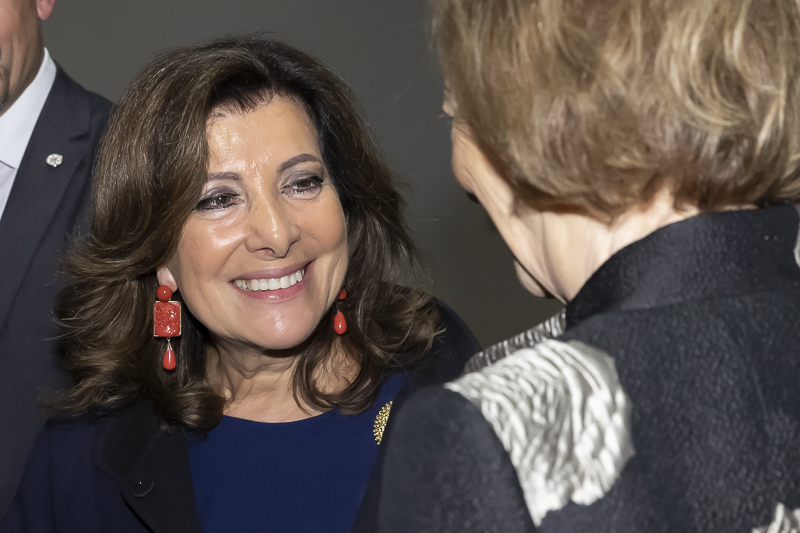 Alba. Un momento dell'incontro con la Signora Maria Franca Ferrero. Alba. Un momento dell'incontro con la Signora Maria Franca Ferrero.