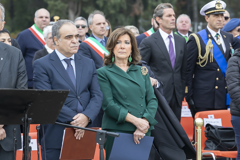 Un momento della cerimonia.