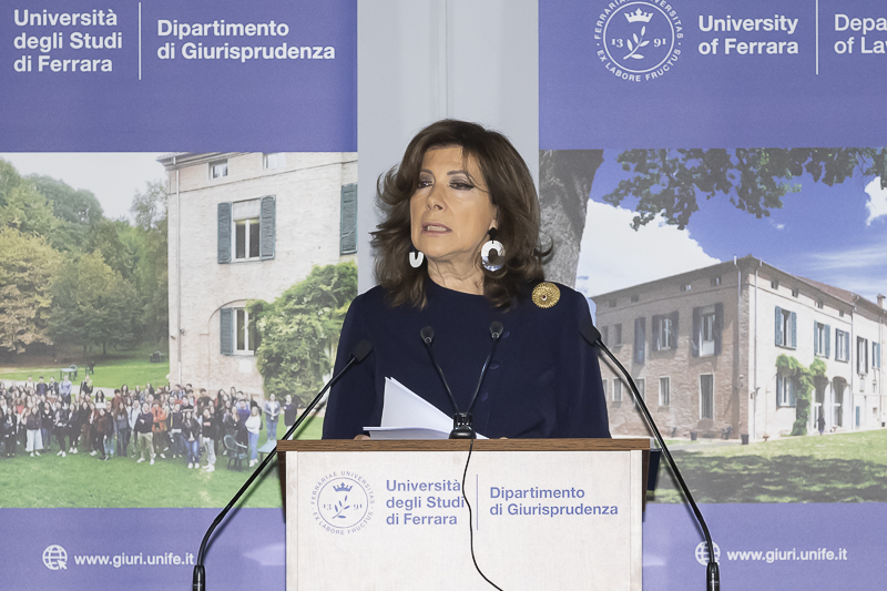 Ferrara. Lectio Magistralis del Presidente del Senato, Maria Elisabetta Alberti Casellati, sul tema 