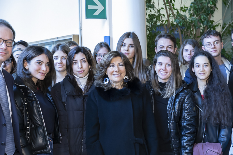 Ferrara. Il Presidente del Senato, Maria Elisabetta Alberti Casellati, posa per una foto ricordo.