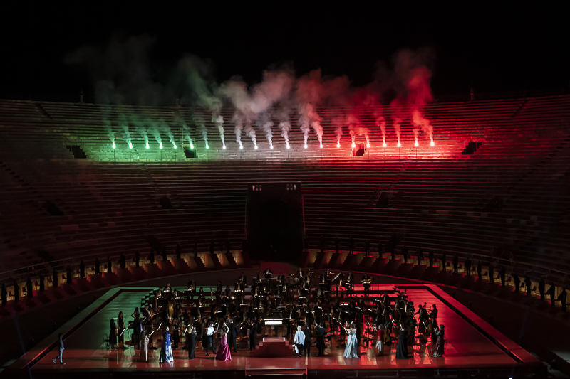 Un momento della serata.