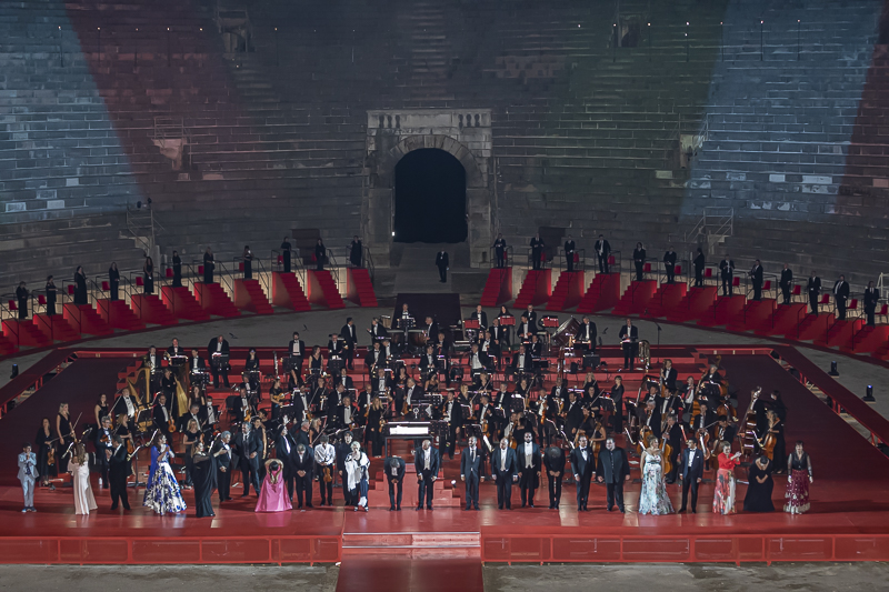 Un momento della serata.