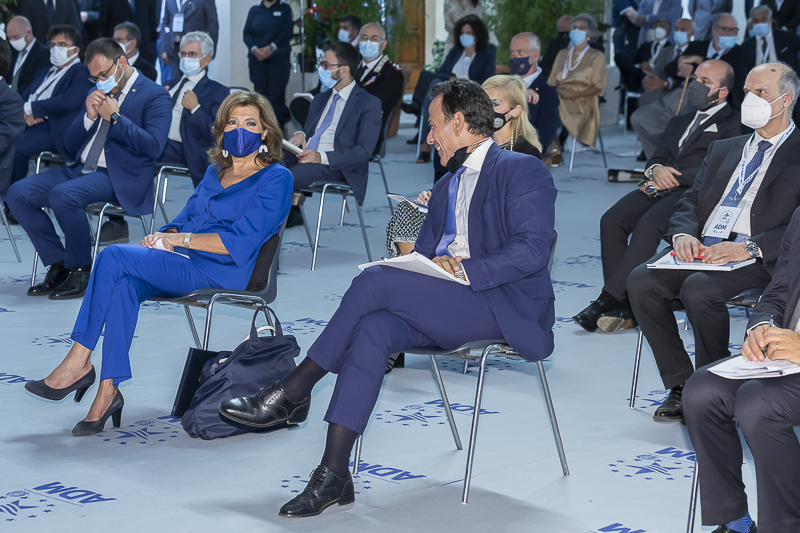 Un momento della cerimonia.