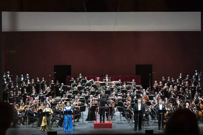 Un momento del concerto. Un momento del concerto.