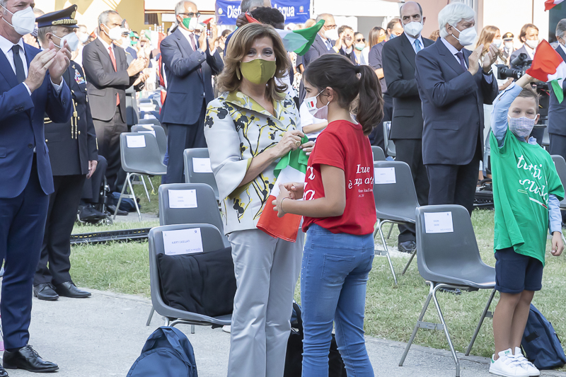 Un momento della cerimonia.