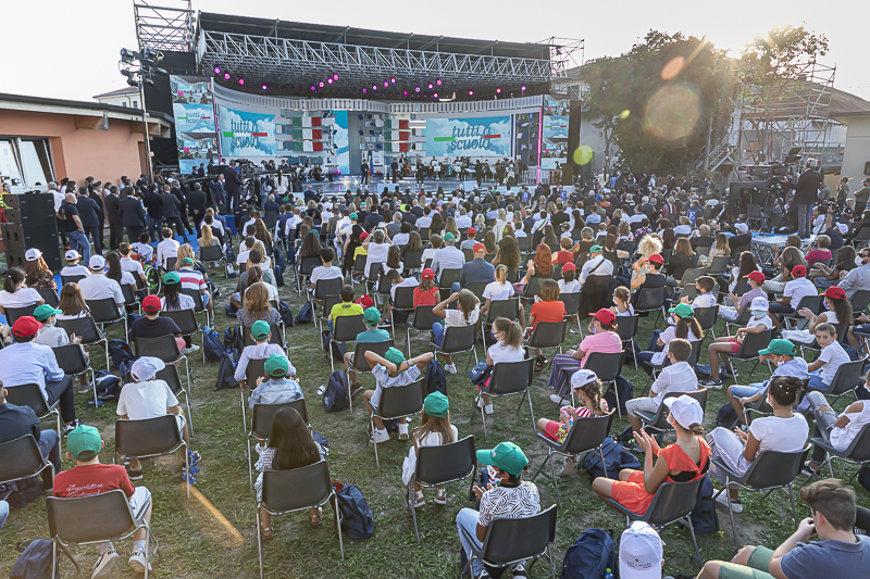 Un momento della cerimonia.