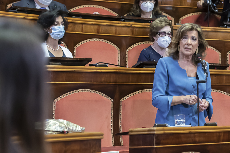 Nella foto, il Presidente del Senato, Maria Elisabetta Alberti Casellati. Nella foto, il Presidente del Senato, Maria Elisabetta Alberti Casellati.