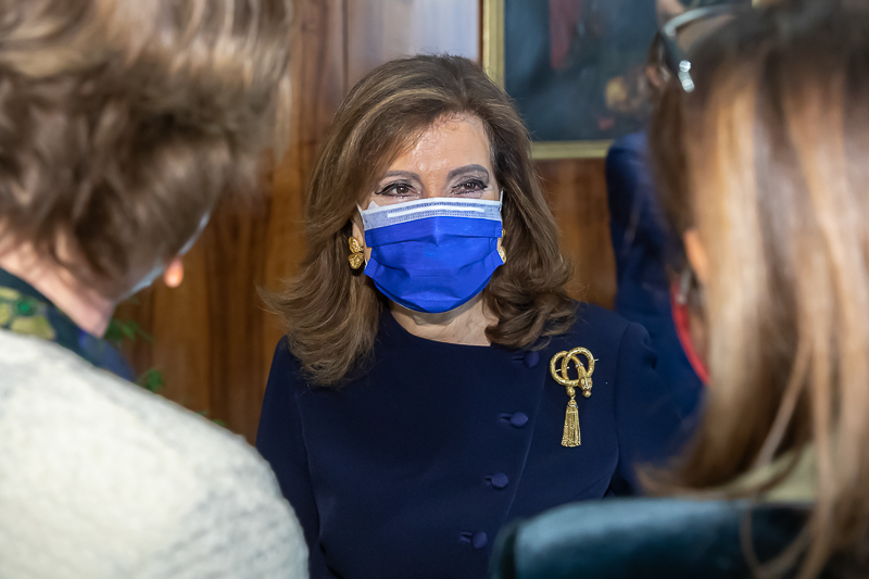 Il Presidente del Senato, Maria Elisabetta Alberti Casellati, giunge alla 