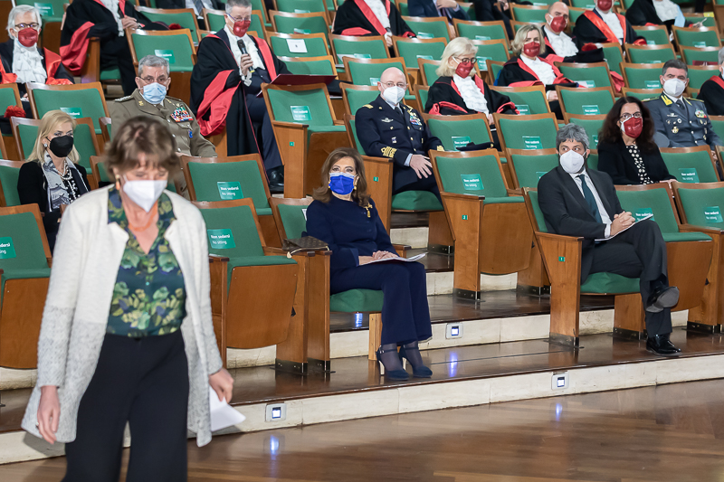 Un momento della cerimonia.