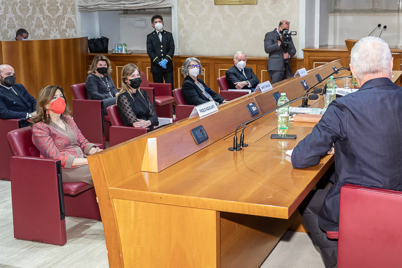 Un momento della presentazione del libro.