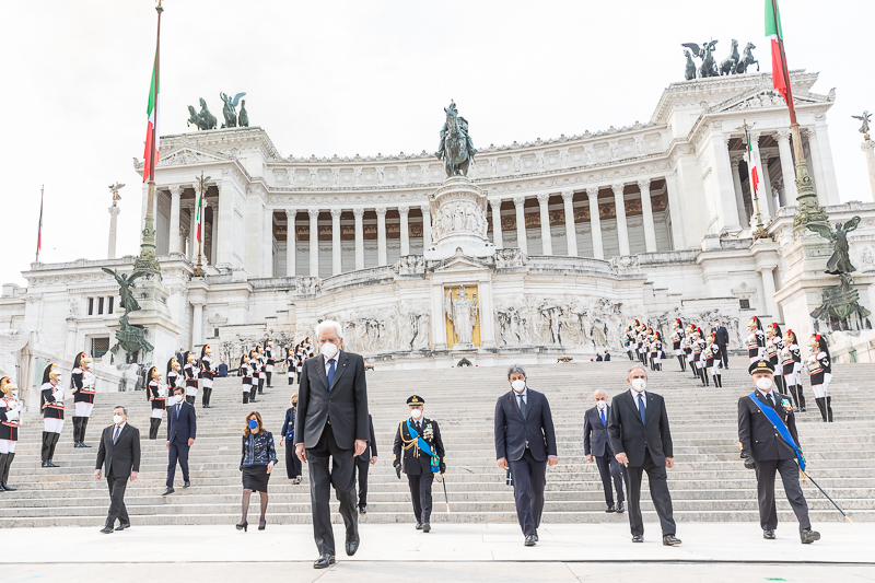 Un momento della cerimonia.