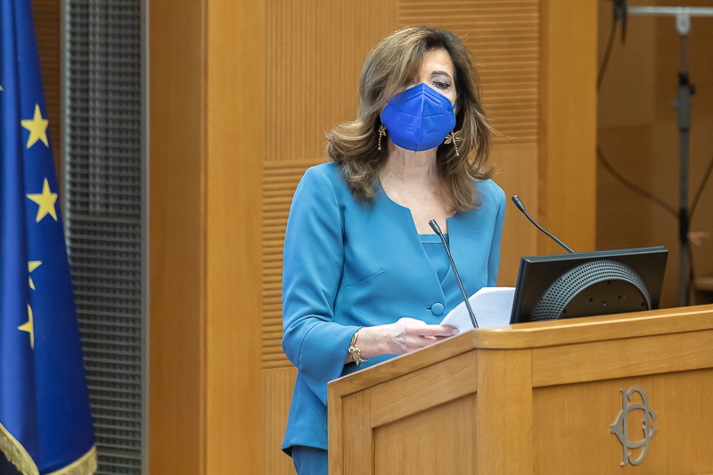 Intervento del Presidente del Senato, Maria Elisabetta Alberti Casellati. Intervento del Presidente del Senato, Maria Elisabetta Alberti Casellati.