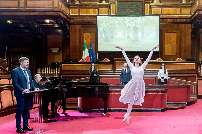 Un momento del 15° appuntamento di Senato&'Cultura, 