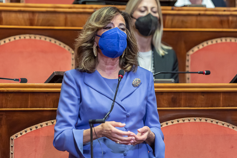 Intervento del Presidente del Senato, Maria Elisabetta Alberti Casellati.