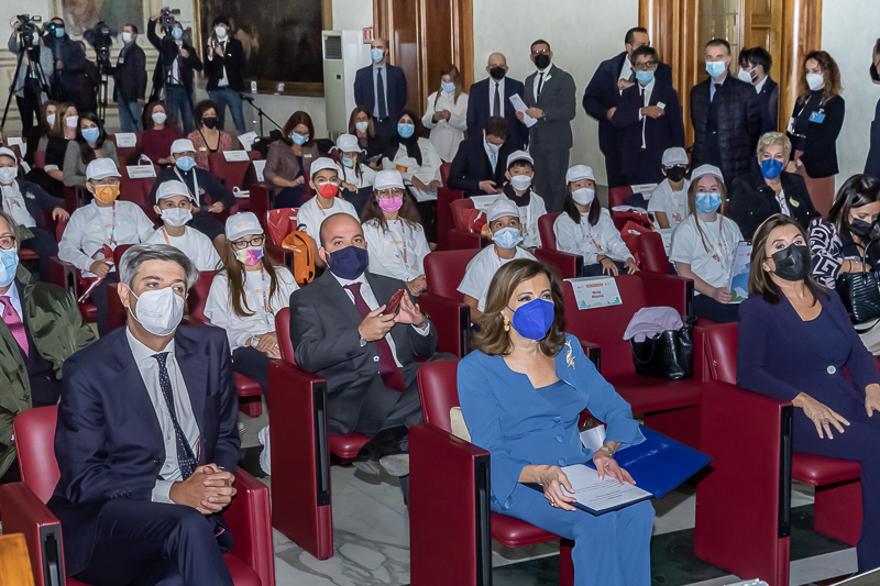 Un momento del convegno. Un momento del convegno.